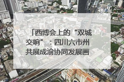 西博会上的“双城交响”：四川六市州共展成渝协同发展画卷｜西博视界