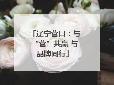 辽宁营口：与“营”共赢 与品牌同行