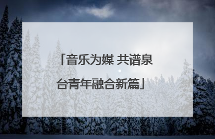 音乐为媒 共谱泉台青年融合新篇