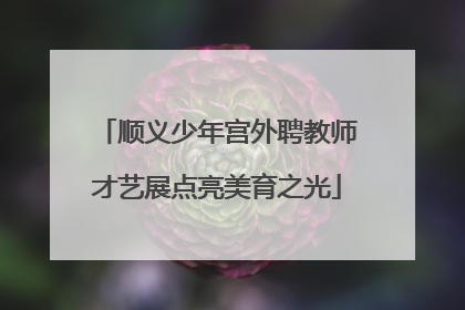 顺义少年宫外聘教师才艺展点亮美育之光