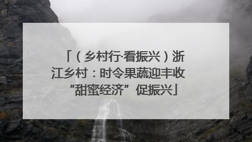 （乡村行·看振兴）浙江乡村：时令果蔬迎丰收 “甜蜜经济”促振兴