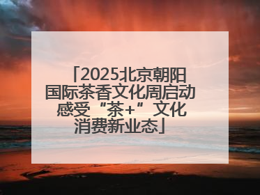 2025北京朝阳国际茶香文化周启动 感受“茶+”文化消费新业态