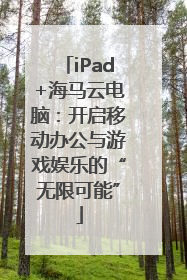 iPad+海马云电脑：开启移动办公与游戏娱乐的“无限可能”